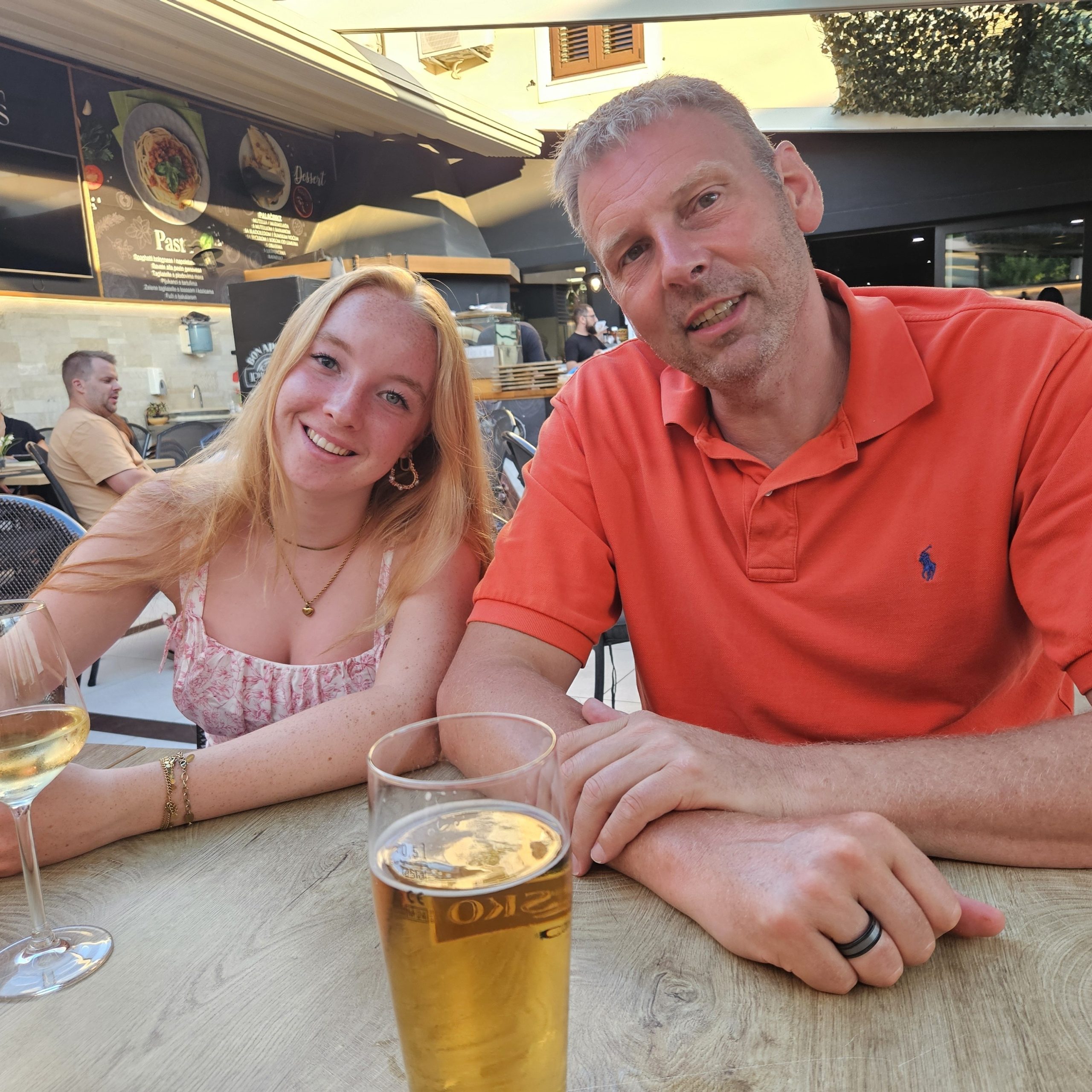 Jochen Hesselberth met dochter