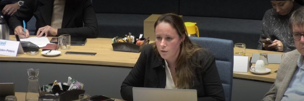 Miranda Kerkhof - Raadsvergadering 241212 - Vlagheideberg