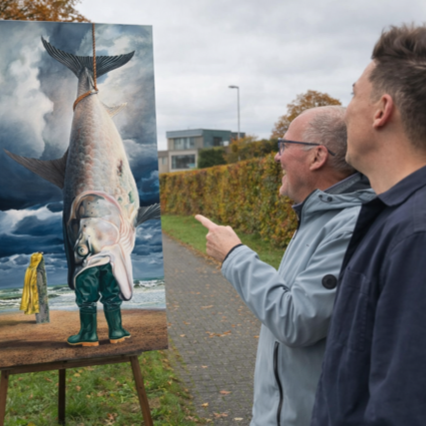 Peter Verbaak bekijkt kunst